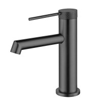 Смеситель для раковины Рим (Rim) VBF-2RM1GM однорычажный, вороненая сталь